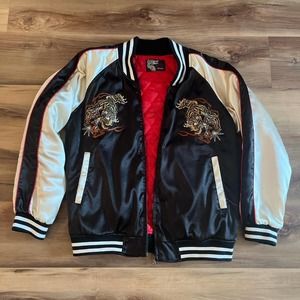 Japanese satin sukajan tour jacket